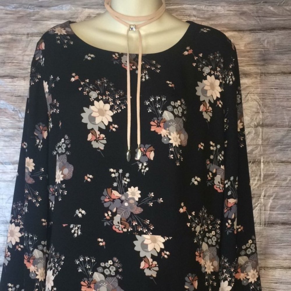 Loft Plus Floral Print Dress